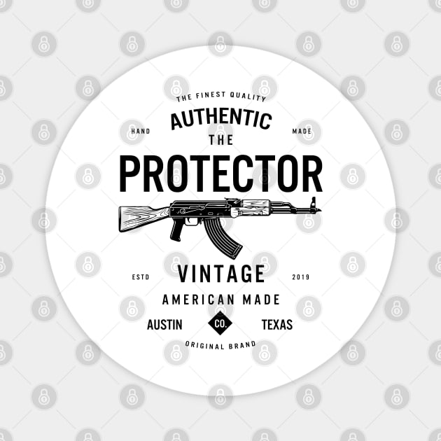 The Rifle Protector Magnet by JakeRhodes